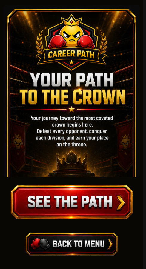 Emoji Boxing path screen