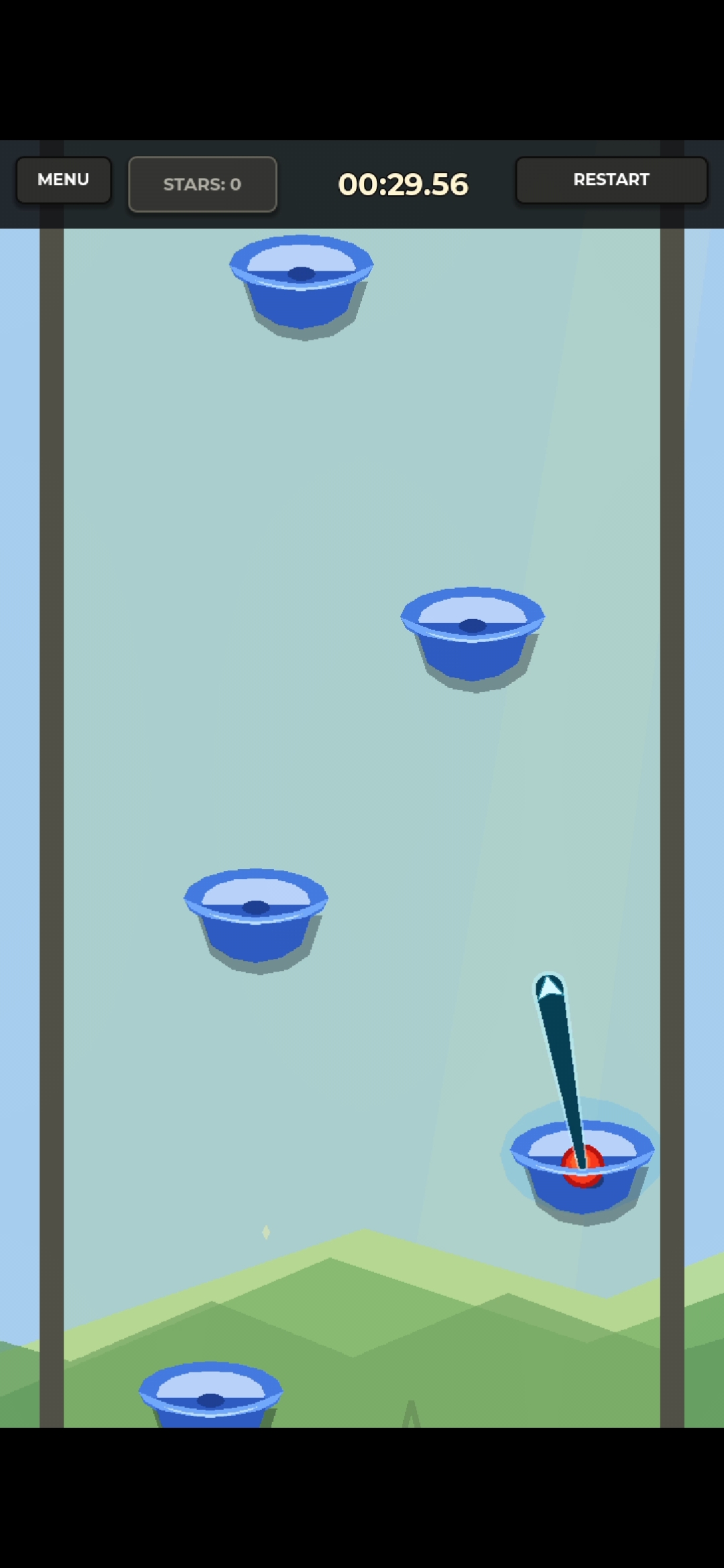 Sling Hopper stage gameplay screen 1