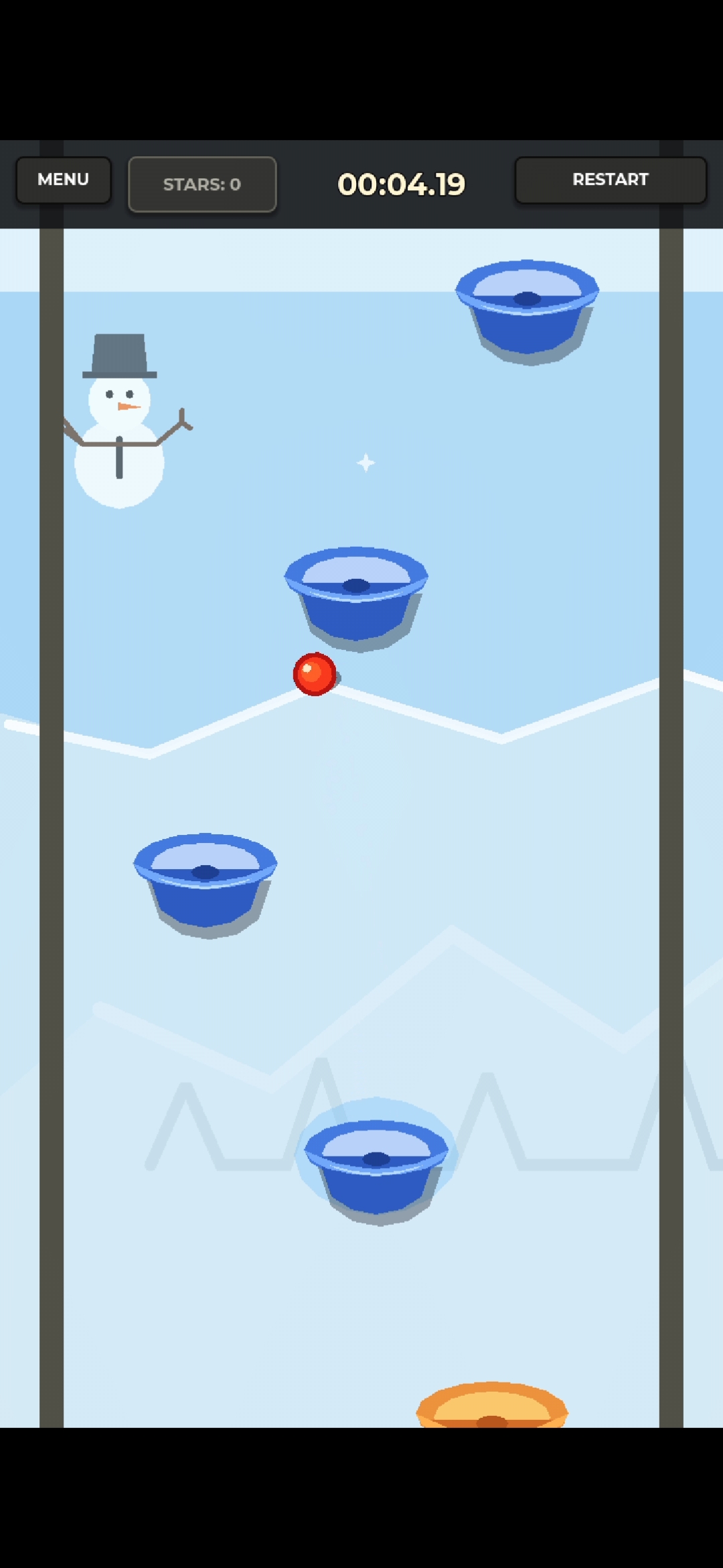 Sling Hopper stage gameplay screen 2